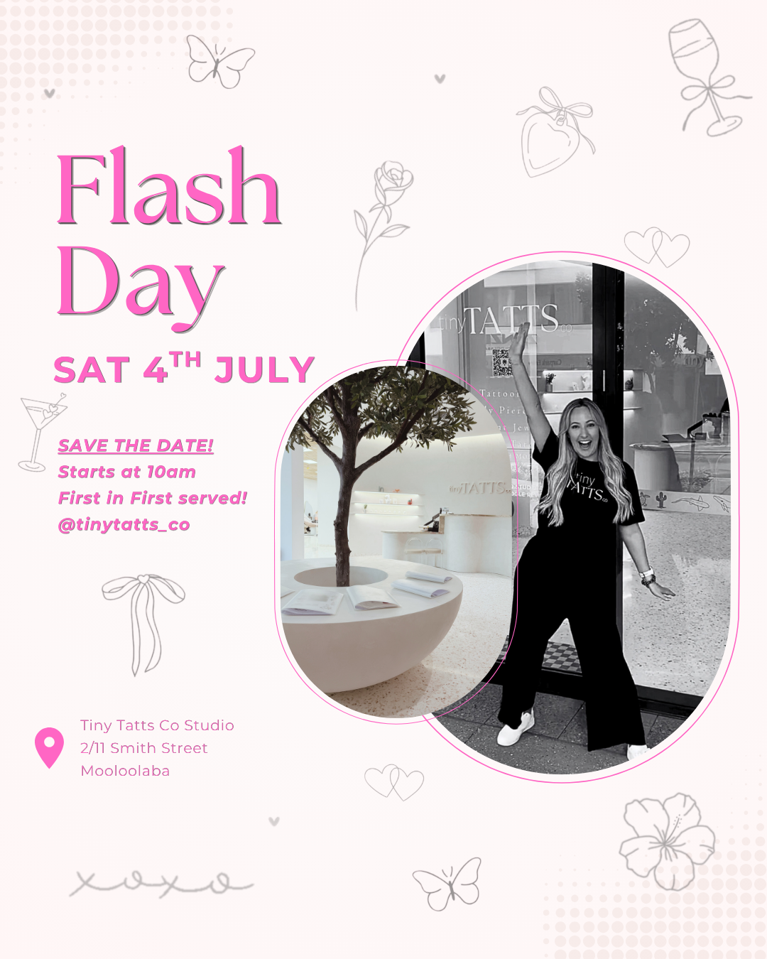 Flash Party Ticket Entry $120 (gets you 1xtattoo)